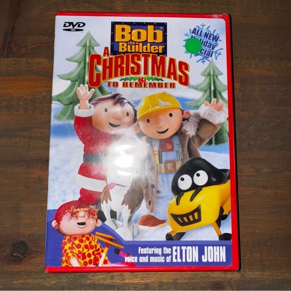 BOB THE BUILDER, A CHRISTMAS TO REMEMBER (VHS 2003) Elton John English & Spanish